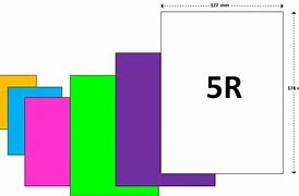 Image result for 5R Size mm