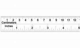 Image result for Ruler Measurements Centimeters