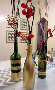 Image result for Painted Wine Bottles DIY