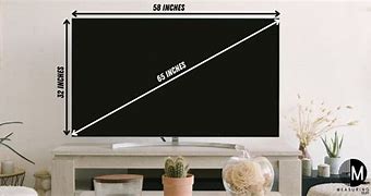Image result for Samsung 60 Inch TV Dimensions One Way Mirror