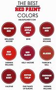 Image result for Light Red Paint Colors
