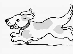 Image result for Active Dog Clip Art Black and White