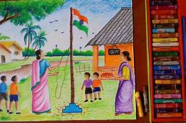 Image result for Independence Day Memory Drawing