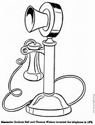 Image result for Alexander Graham Bell Telephone Drawing Easy