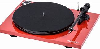 Image result for A Red Turntable with Two Circle S