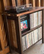 Image result for Record Player Stand Plans