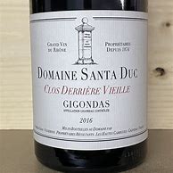 Image result for Santa Duc Gigondas Clos Derriere Vieille