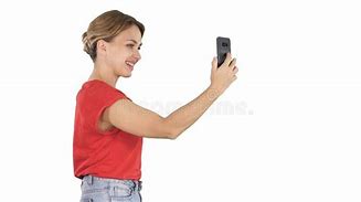 Image result for Woman Walking Holding iPhone