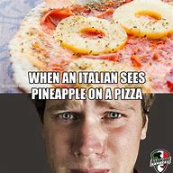 Image result for Italian Pineapple Pizza Meme