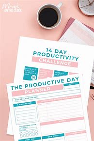 Image result for Productive Day Print Out