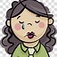 Image result for Clip Art of a Sad Woman