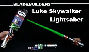 Image result for Luke Skywalker Green Lightsaber Toy Blade Builders