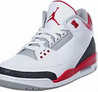 Image result for Jordan Shoes for Men Red and White Color
