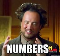 Image result for Numbers Confusion Meme