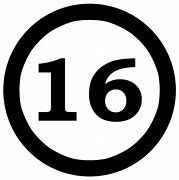 Image result for Number 16 Icon