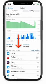 Image result for iOS Battery Screen PNG