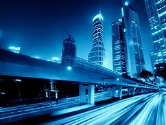 Image result for Cyan City Skyline Dark