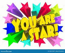 Image result for You're a Star Clip Art