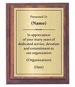 Image result for Boss Anniversary Plaque
