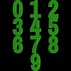 Image result for Numbers Green 10 Clip Art