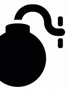 Image result for Bomb Silhouette Png