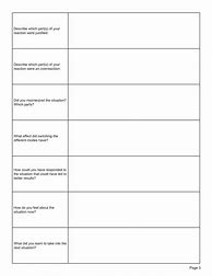 Image result for Schema Counseing Worksheet