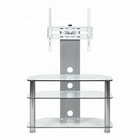 Image result for Glass TV Stand with Bracket