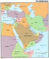 Image result for World Map Middle East