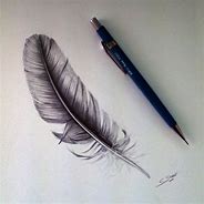 Image result for Realistic Feather Drawing