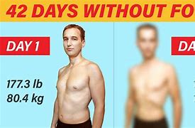 Image result for 30 Days No Food Before and After