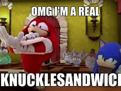 Image result for Knuckles Woah Meme Sonic Boom