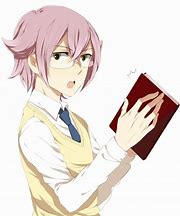 Image result for Anime Holding Book Reference