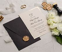 Image result for Elegant Black Wedding Invitations