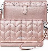 Image result for Crossbody Phone Wallet with Strap Pink