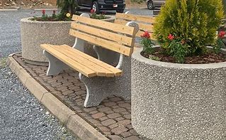 Image result for Concrete Park Bench Legs