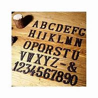 Image result for Wrought Iron House Letters Script