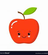 Image result for Cute Apple Cartoon Vector