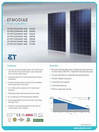 Image result for Solar Panel Technical Data Sheet