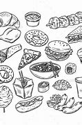 Image result for Food Vector Black and White