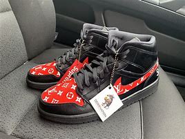 Image result for King Von Custom Jordans