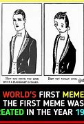 Image result for What Was the World's First Meme