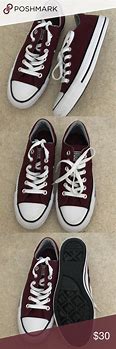 Image result for Converse Shoes Burgundy