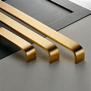 Image result for Gold Brass Kitchen Cabinet Hardware