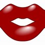 Image result for Red Lips Clip Art