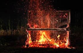 Image result for Burning Piano Wallpaper