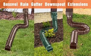 Image result for Flexible Rain Gutter Downspouts