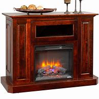 Image result for Amish Built Fireplace TV Console