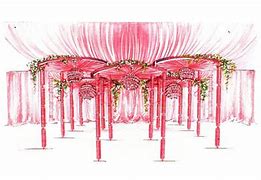 Image result for Wedding Decoration Drawing