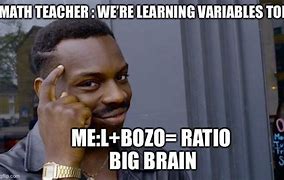 Image result for Big Brain Math Meme