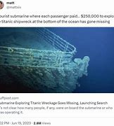 Image result for Submarine Missing Titanic Memes